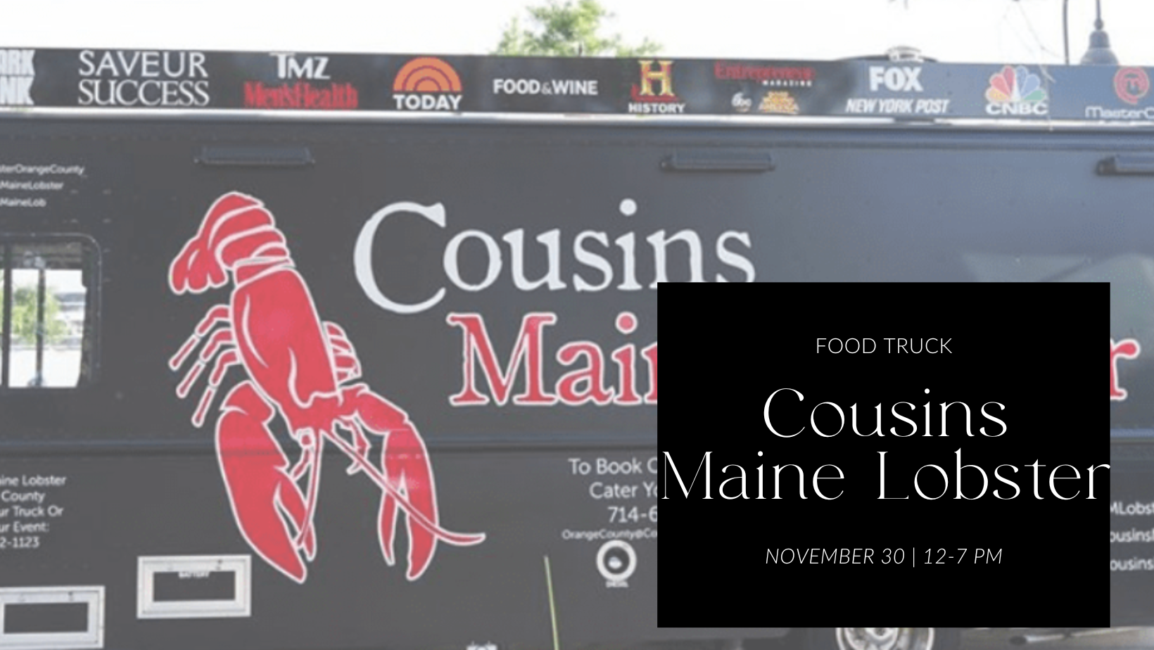 Food Truck: Cousins Maine Lobster