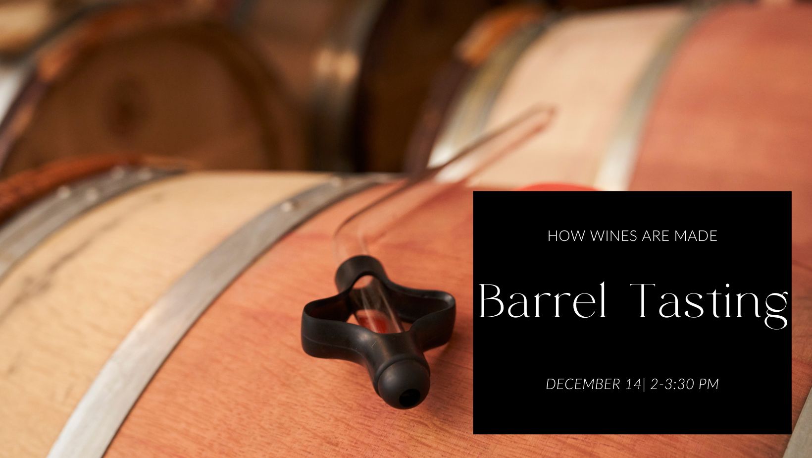 How Wines Are Made: Barrel Tasting